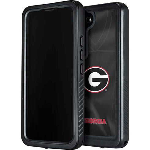 University of Georgia Black Jersey Galaxy S24 Plus Waterproof Case